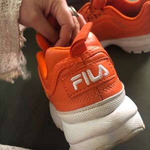 FILA Orange Sneakers